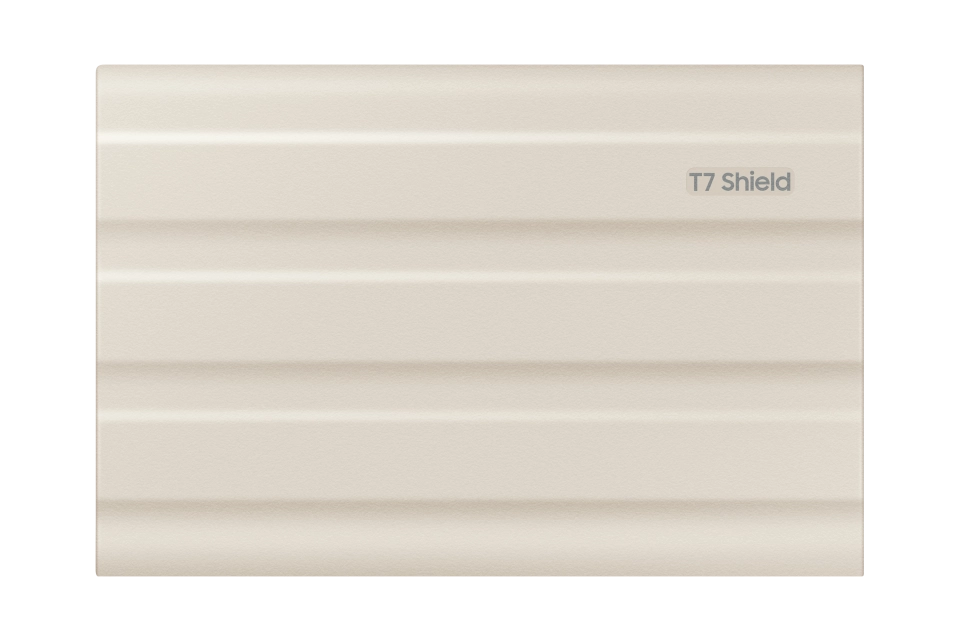 SSD Samsung MU-PE1T0K/EU, Portabil T7 Shield 1Tb, USB 3.2, Beige 