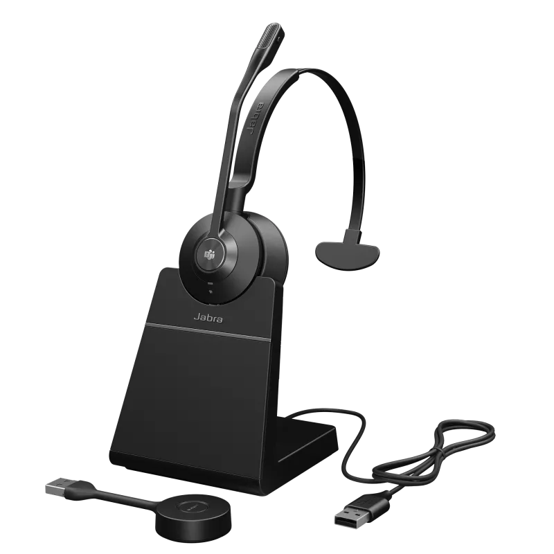 Jabra Casca Engage 55 SE MS Mono DECT wireless, cu stand incarcare, Link 400a USB-A