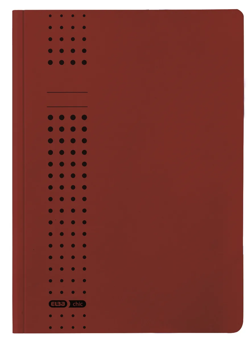 Elba Dosar plic cu 3 clape A4, carton 320 g/mp, bordo
