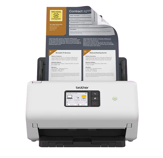 Brother ADS-4550W Desktop Scanner A4 Duplex, WiFi 
