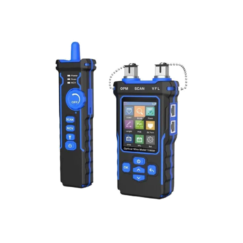 Lanview Network cable tester for RJ45, probes and tracer optical
