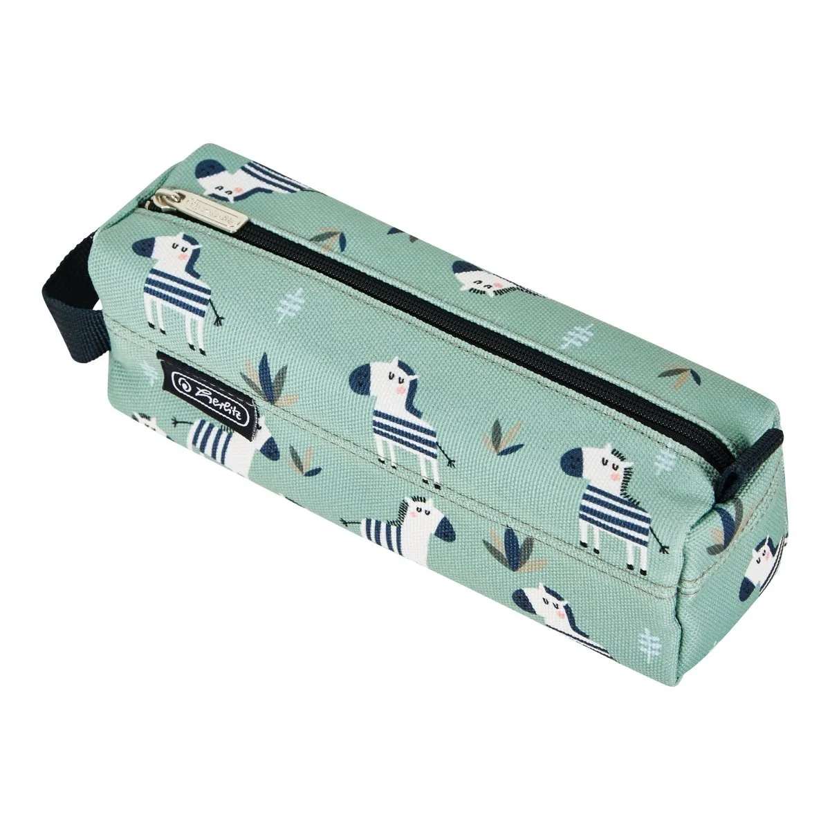 Herlitz Penar etui Quattro Crazy Zebra, cu maner 