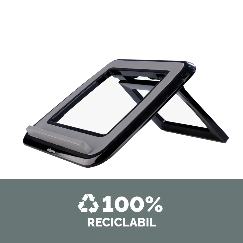 Fellowes I-Spire Series Laptop Quick Lift - pana la 17 inch sau 4.5kg, negru 