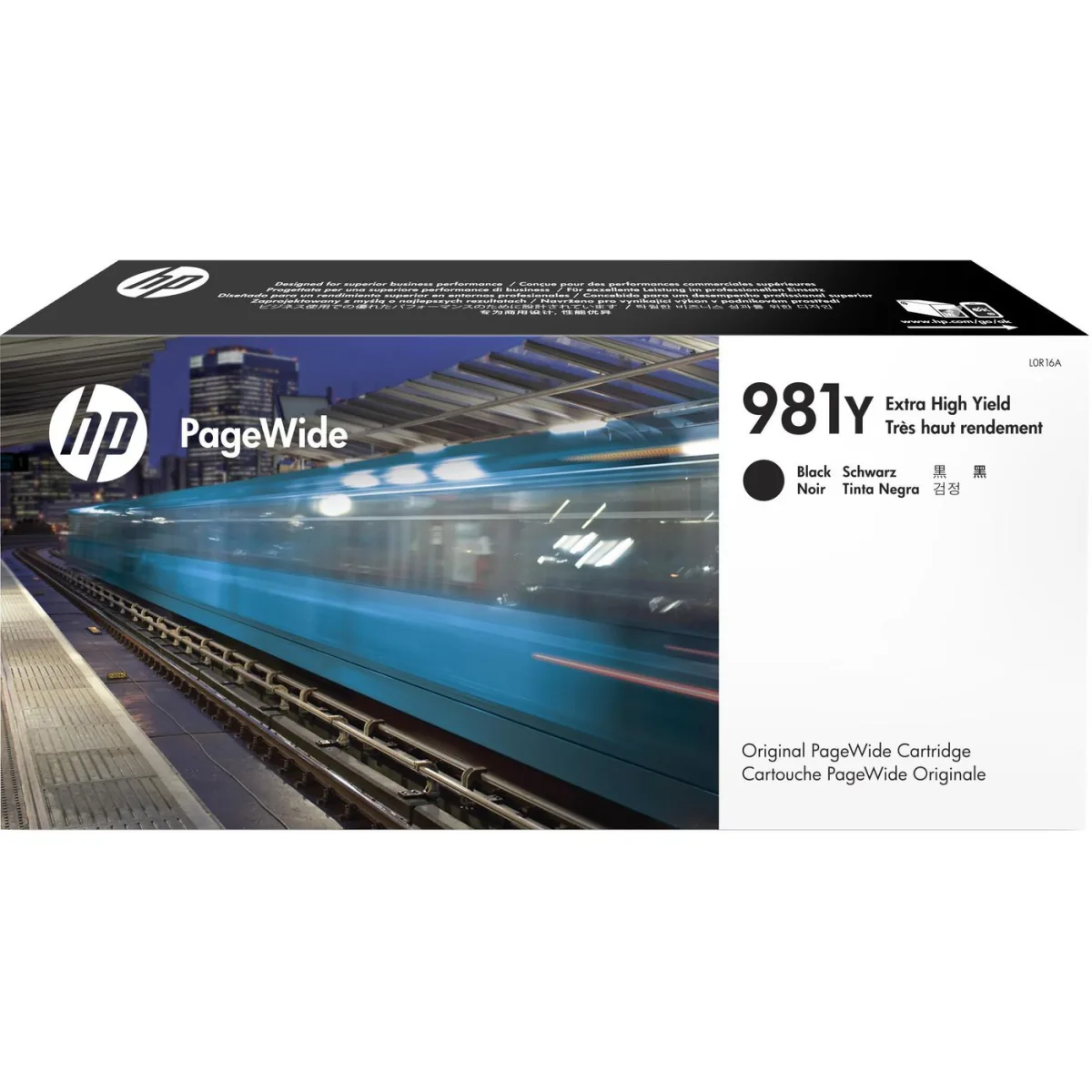 HP L0R16A Cartus No 981Y Extra High Yield Black PageWide, 20.000 pag