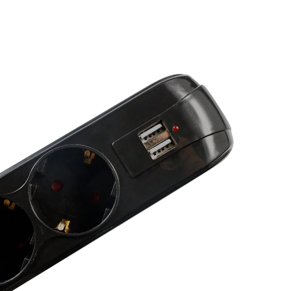 Spacer Prelungitor 5 prize Schuko USB x 2, 16 A, max. 3500W, 4.5m, Negru lifestyle