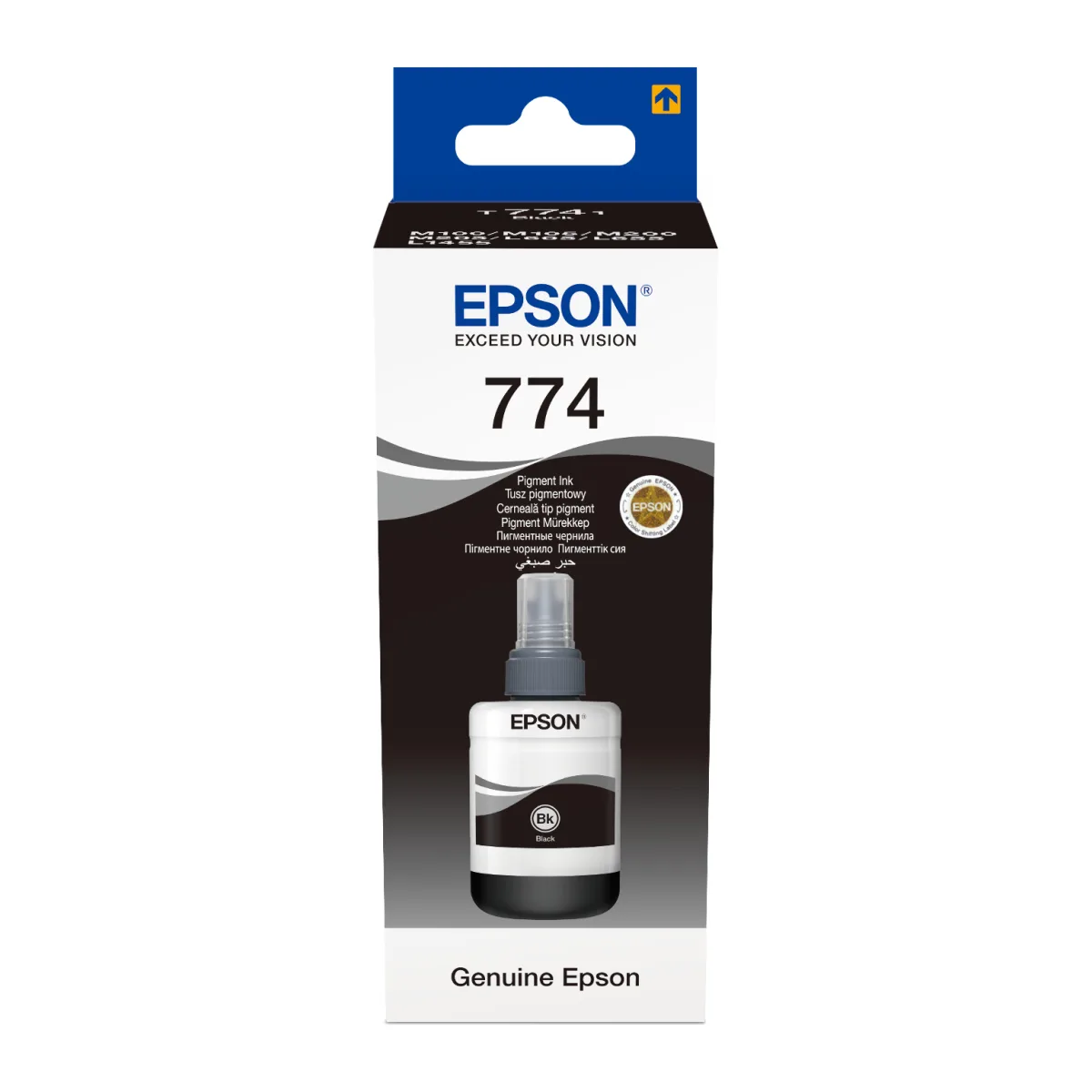 Epson C13T77414A Pigment Black ink bottle 140ml pentru M100/M105/M200/L605/L655/L1455