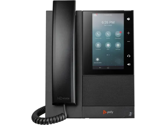 HP Poly CCX 500 Business Media Phone with OPEN SIP and PoE-enabled GSA/TAA 