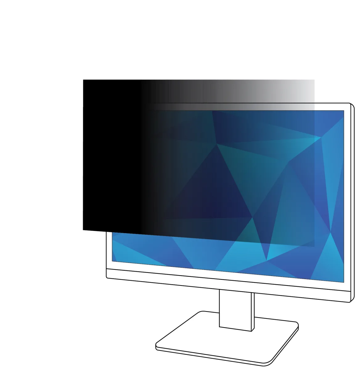 3M Filtru confidentialitate monitor 27 inch 16:9 cu rama PF270W9B