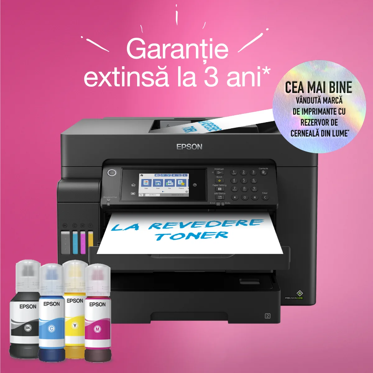 Epson EcoTank L15150 multifunctional CISS A3+ fax C11CH72402 angle