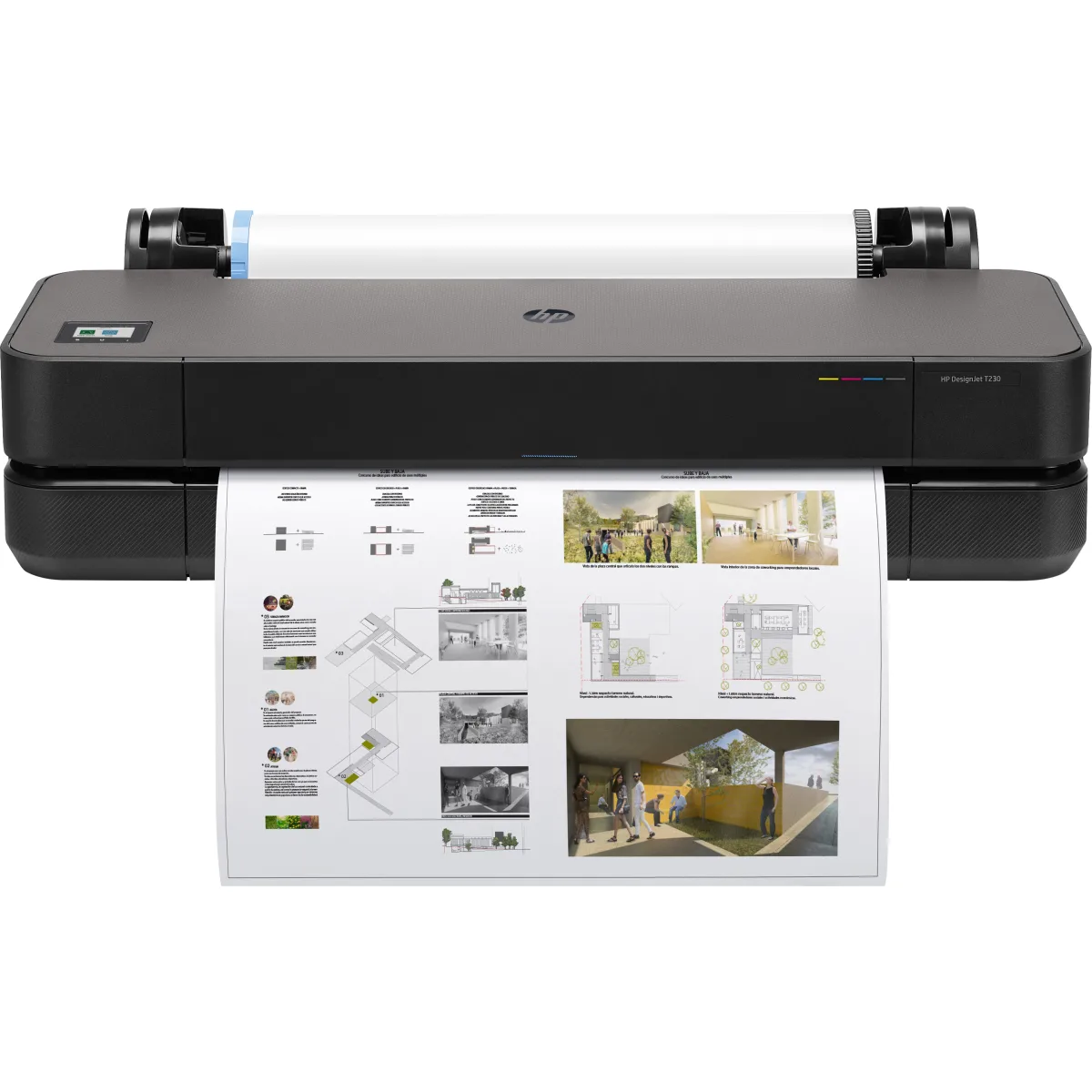 HP DesignJet T230 24-in Printer large format printer angle