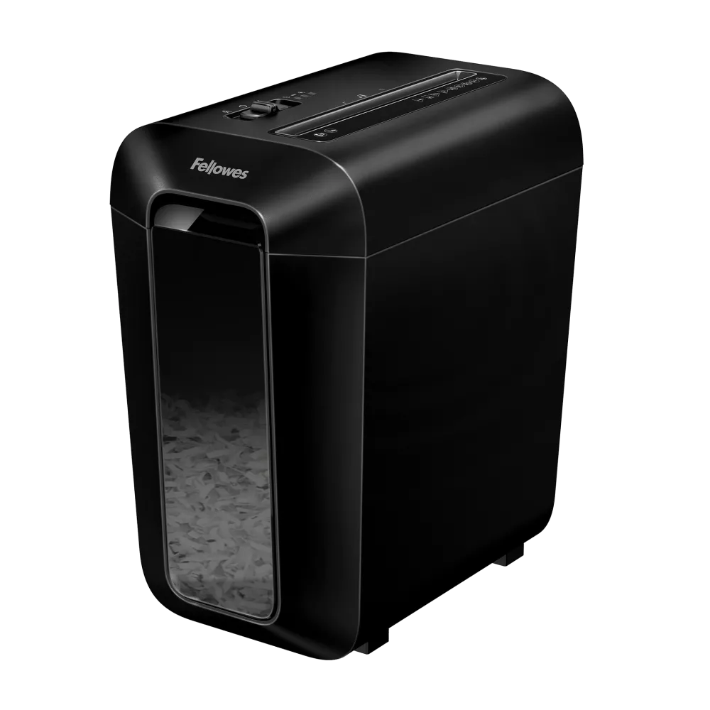 Fellowes Distrugator documente LX65, 10 coli, particule 4x40 mm, P-4, cos 22L