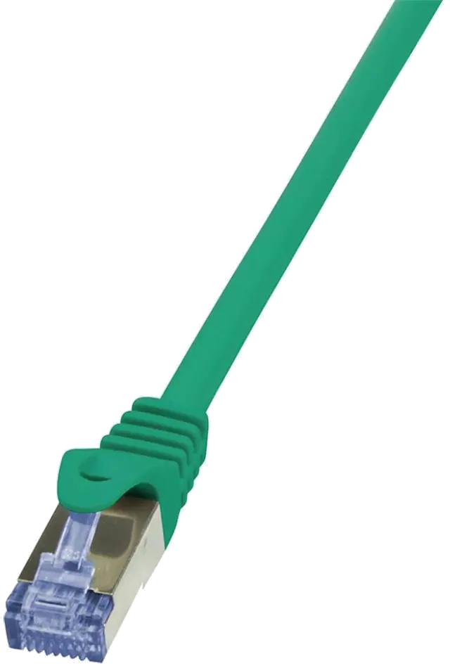 PATCH CORD S/FTP LOGILINK Cat6a, LSZH, cupru, 1.5 m, verde, AWG26, dublu ecranat "CQ3045S"
