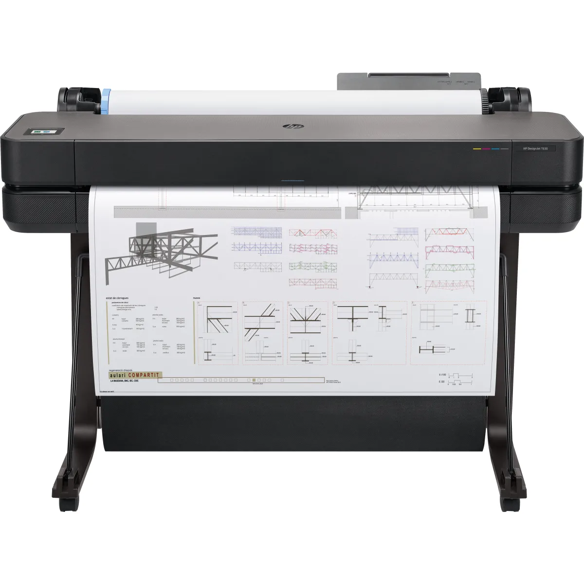 HP DesignJet T630 36-in Printer large format printer angle