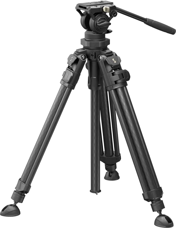 SmallRig 4420 Kit trepied video ușor AD-50 Pro fibră de carbon