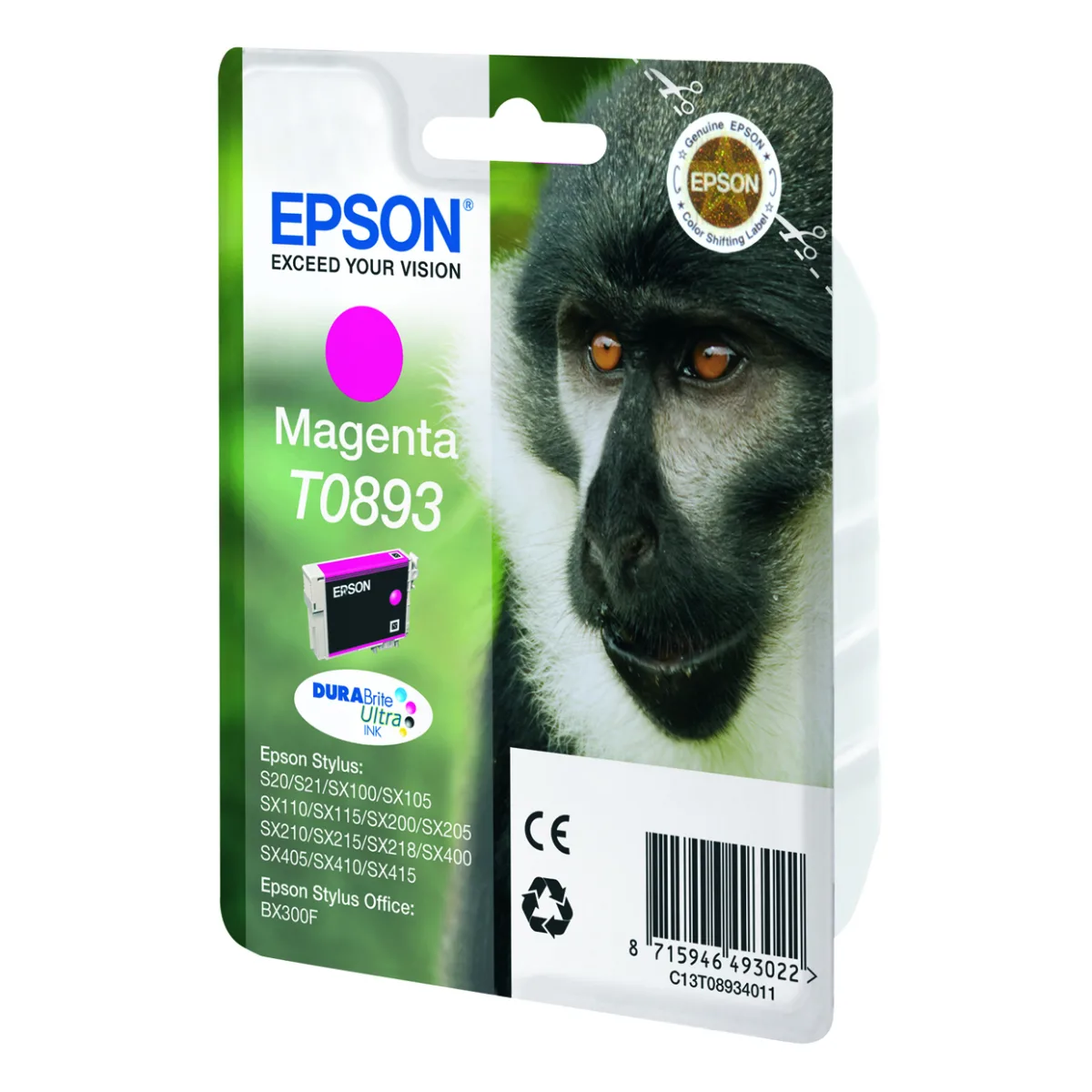 T08934011 Cartus magenta original pentru Epson S20/S21