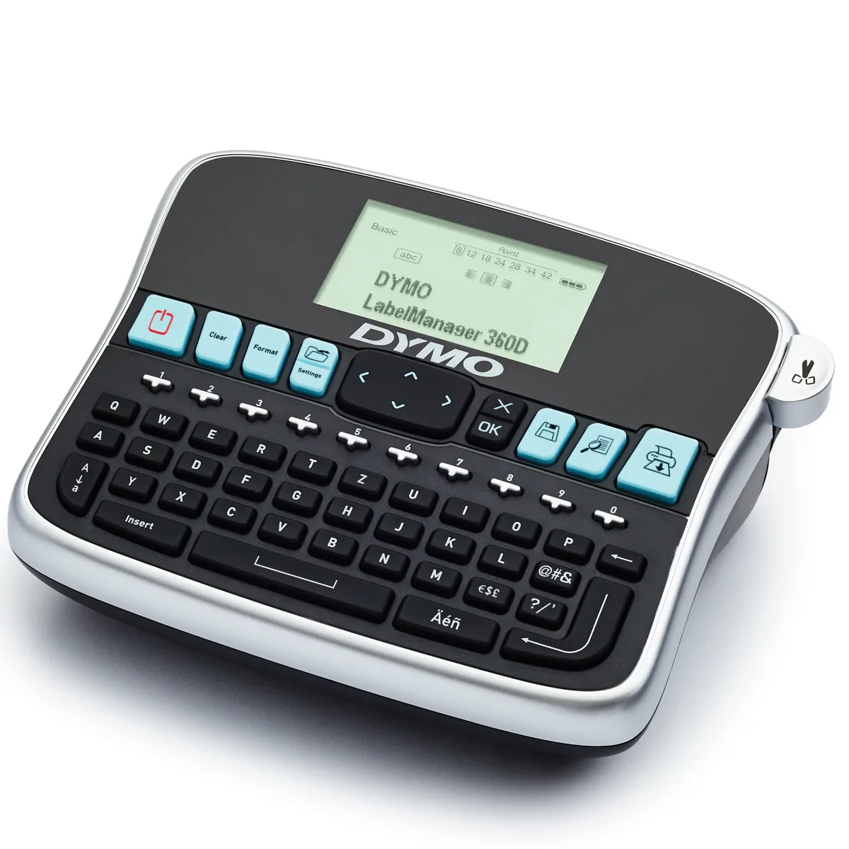 Dymo Aparat etichetat LabelManager 360D desktop QWERTY angle