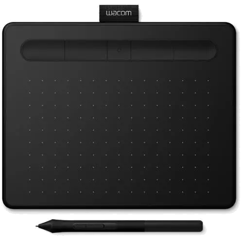 Wacom Intuos S Tableta grafica (Suprafata activa: 152 x 95mm), Bluetooth, Black 