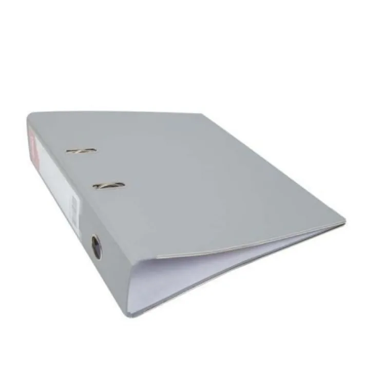 Noki Biblioraft plastifiat 7.5cm gri, margini metalice