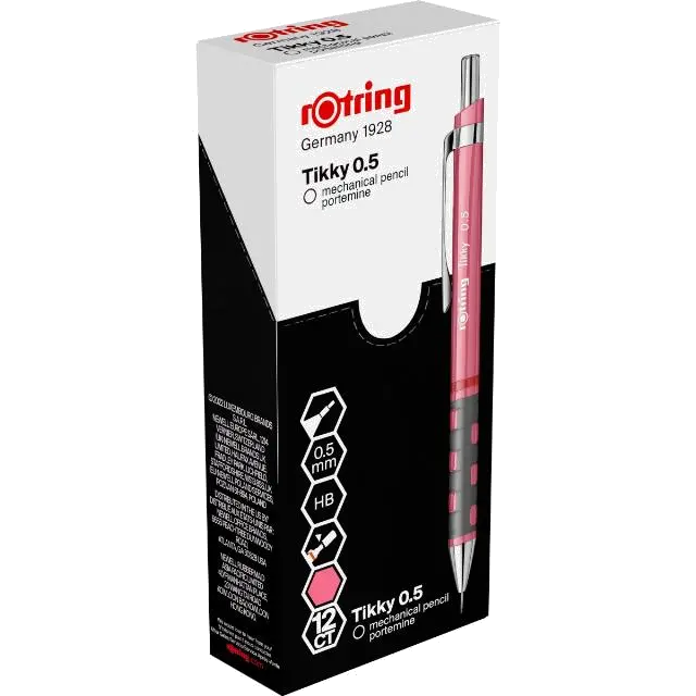 Rotring Creion mecanic 0.5mm TIKKY 3 corp roz sidefat