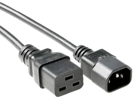 MicroConnect Prelungitor alimentare C19 la C14 3m negru