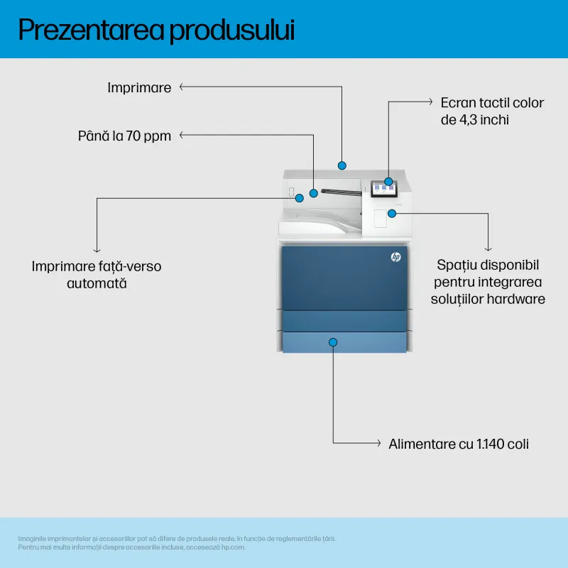 HP Imprimanta A3 monocrom LaserJet Enterprise 8501dn 