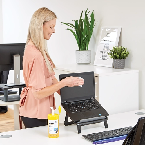 Fellowes Servetele umede pentru curatat monitorul, 100buc 