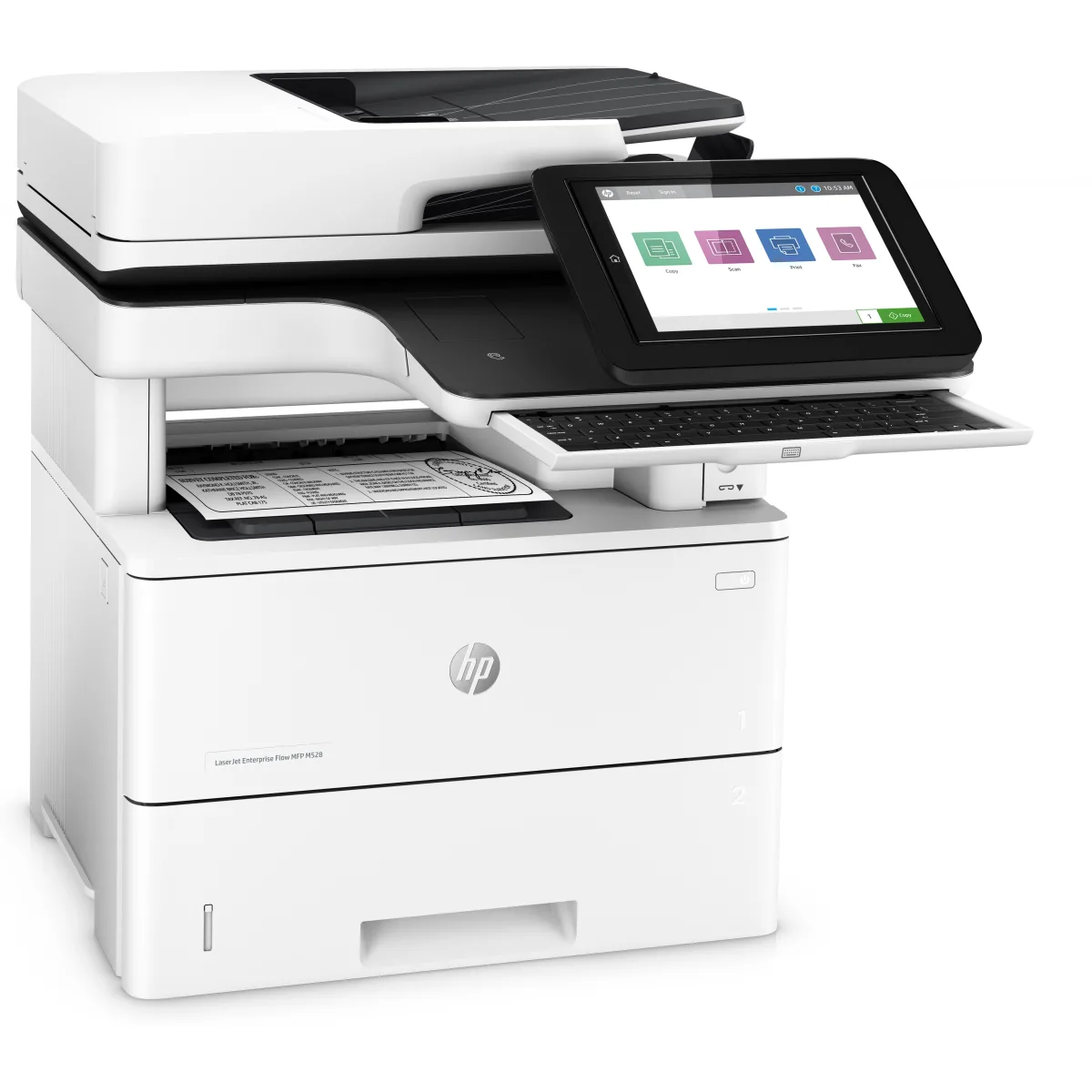 HP LaserJet Enterprise M528z multifunctional mono Flow (1PV67A) angle