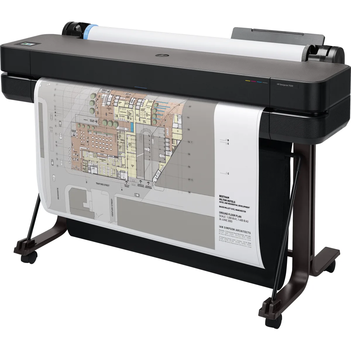 HP DesignJet T630 36-in Printer large format printer angle