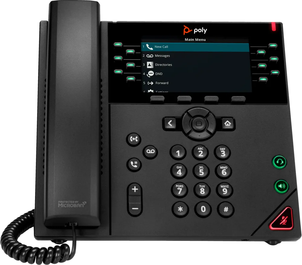HP Poly VVX 450 12-Line IP Phone and PoE-enabled No localization