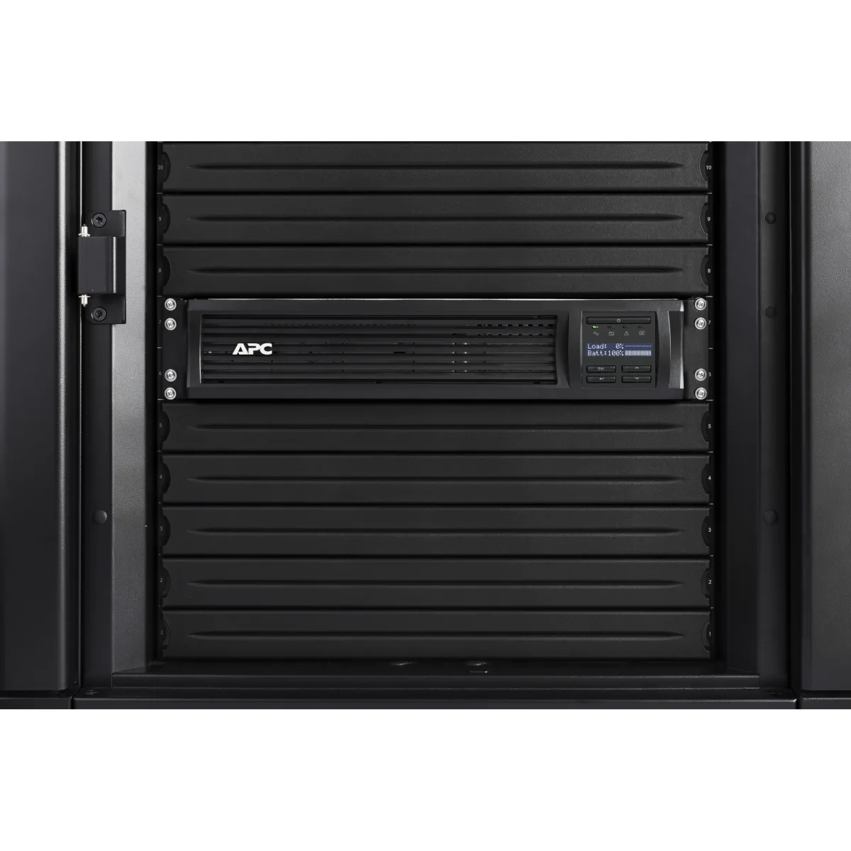 UPS APC Smart-UPS 2200VA/1980W LCD RM 2U, line-interactive, angle