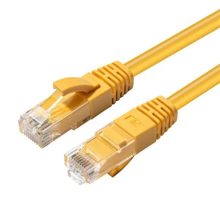 MicroConnect Patch cord Cat6A U/UTP 10m 10Gbps 500MHz LSZH galben
