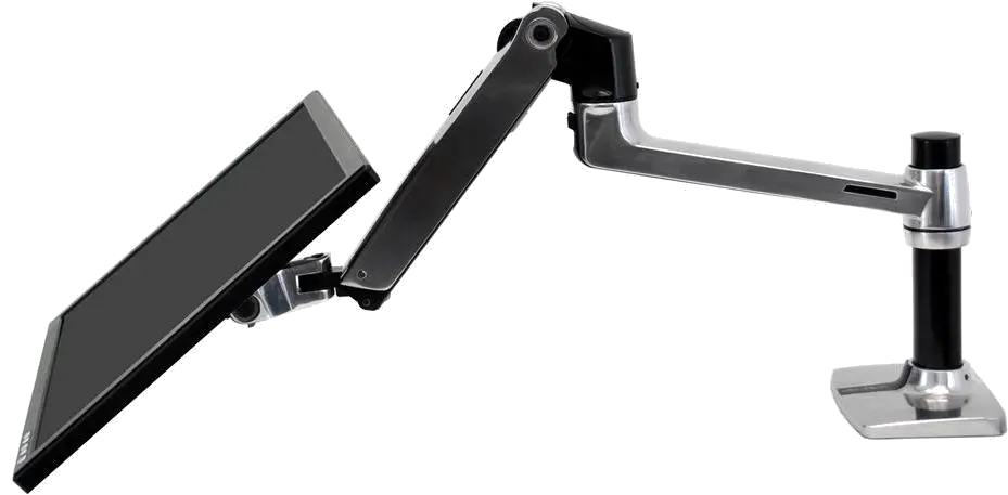 Ergotron Brat monitor pt. birou LX Desk Mount LCD arm, aluminiu polisat 