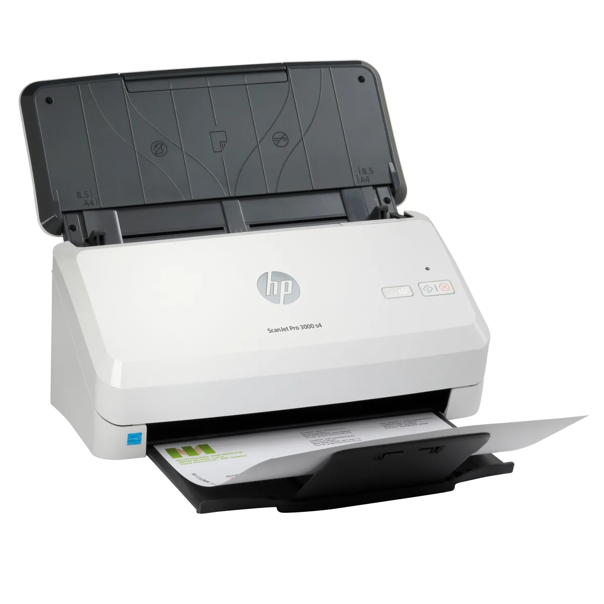 HP ScanJet Pro 3000 s4 scanner A4 duplex 40 ppm angle