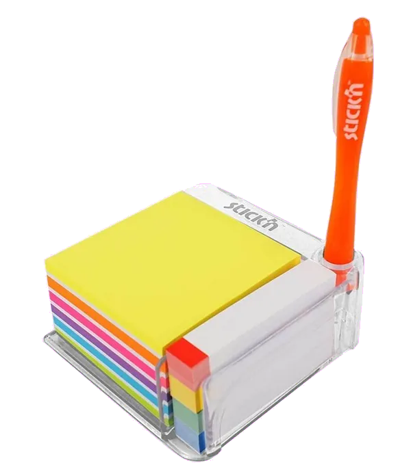 Hopax Set notes cu suport 76x76mm+76x14mm