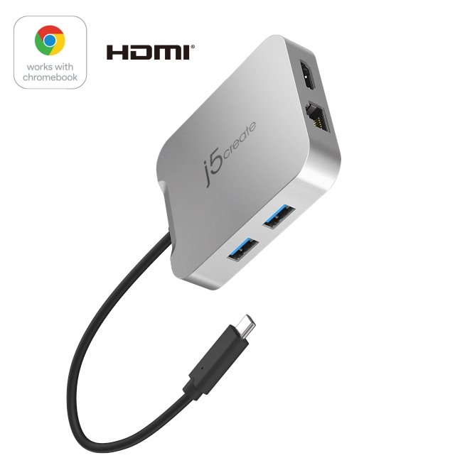 j5create 4K60 Elite USB-C PD Multi-Port Adapter
