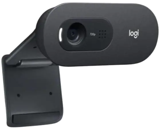 Logitech C505 HD Webcam, HD 720p/30fps, Black 