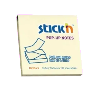 Hopax Notes autoadeziv 76x76mm Pop-up Z 100 file