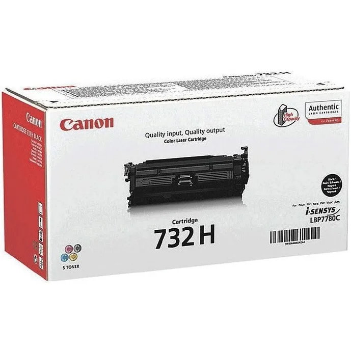 Canon CRG-732HBK Cartus toner original negru HC, pentru LBP7780CX, 12000 pag.