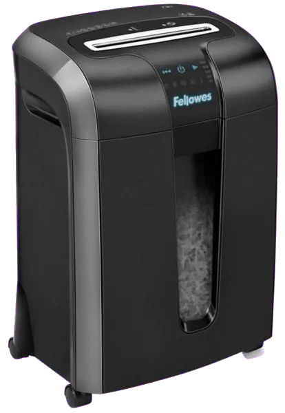 Fellowes Distrugator documente 73Ci, 12 coli, particule 4x35 mm, P-4, CD/DVD, cos 23L 
