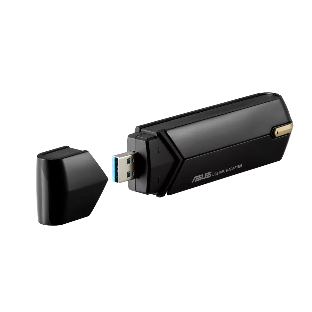 Asus USB-AX56 w/o CRADLE AX1800 Dual-band USB client card 802.11ax 1201/867Mbps 