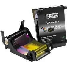 Zebra Ribbon YMCKO 100 imagini pentru ZXP Series 1 (800011-140)