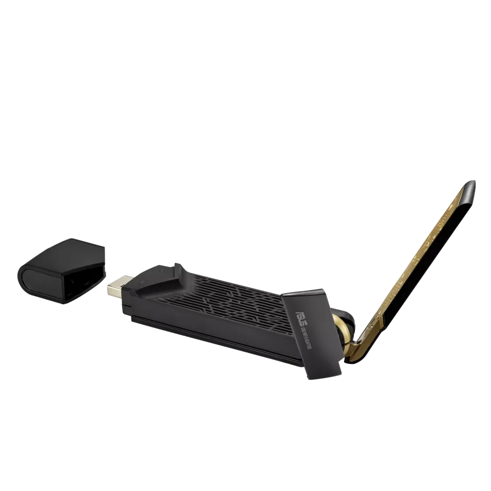 Asus USB-AX56 w/o CRADLE AX1800 Dual-band USB client card 802.11ax 1201/867Mbps 