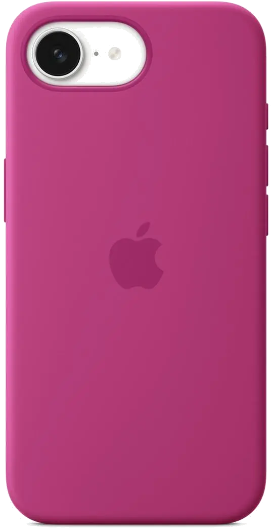 Apple Husa silicon iPhone 16e Fuchsia