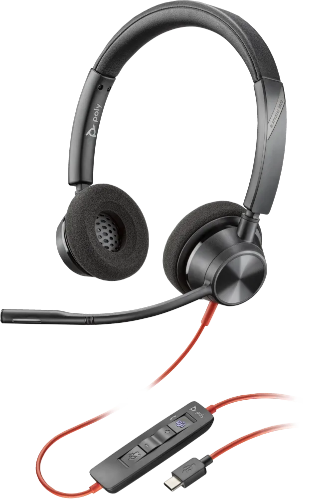 HP Poly Blackwire 3320-M casca stereo USB-C/USB-A Teams (8X220AA)