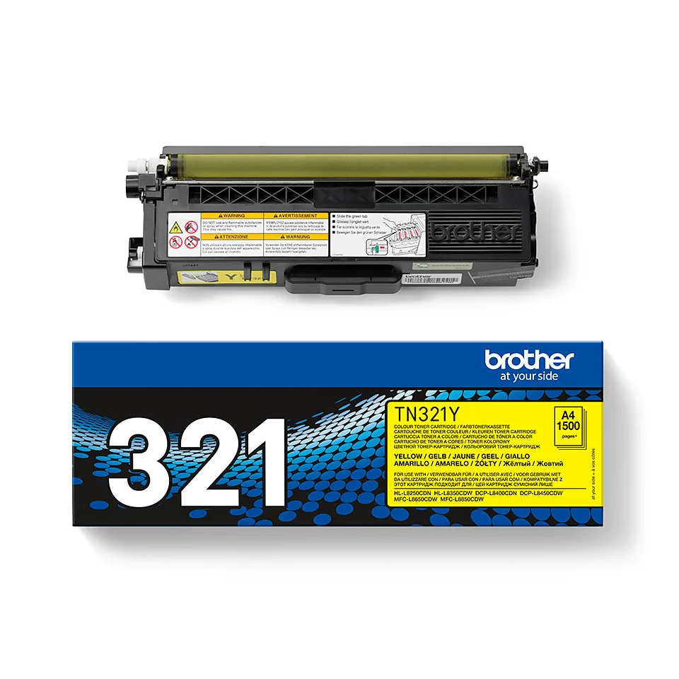 Brother Toner yellow TN-321Y, 1500 pagini, pentru HL-L8250CDN