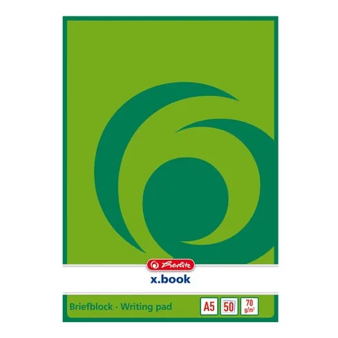 Herlitz Bloc notes A5 velin 50 file X.Book