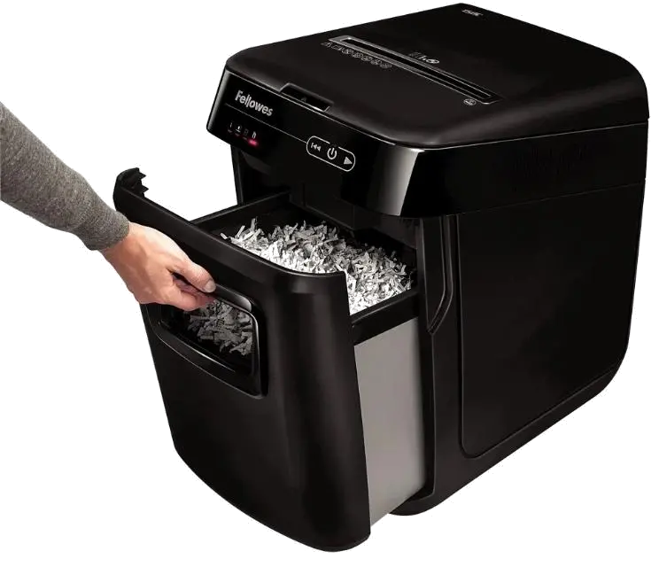 Fellowes AutoMax 150C distrugator automat 150 coli, P-4, cos 32L 