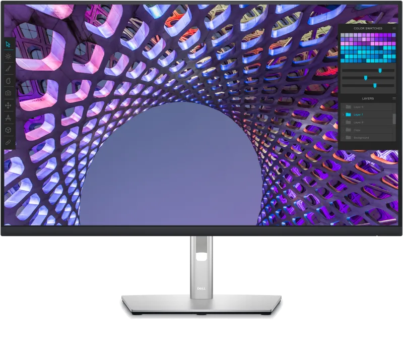 Dell P3223QE monitor LED 31.5inch 4K (3840x2160) 60Hz Antiglare 3H Hard Coating lifestyle