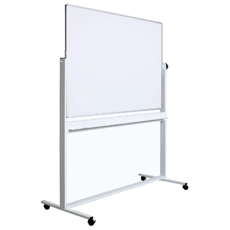 Optima Whiteboard magnetic rotativ 100x150cm stand mobil