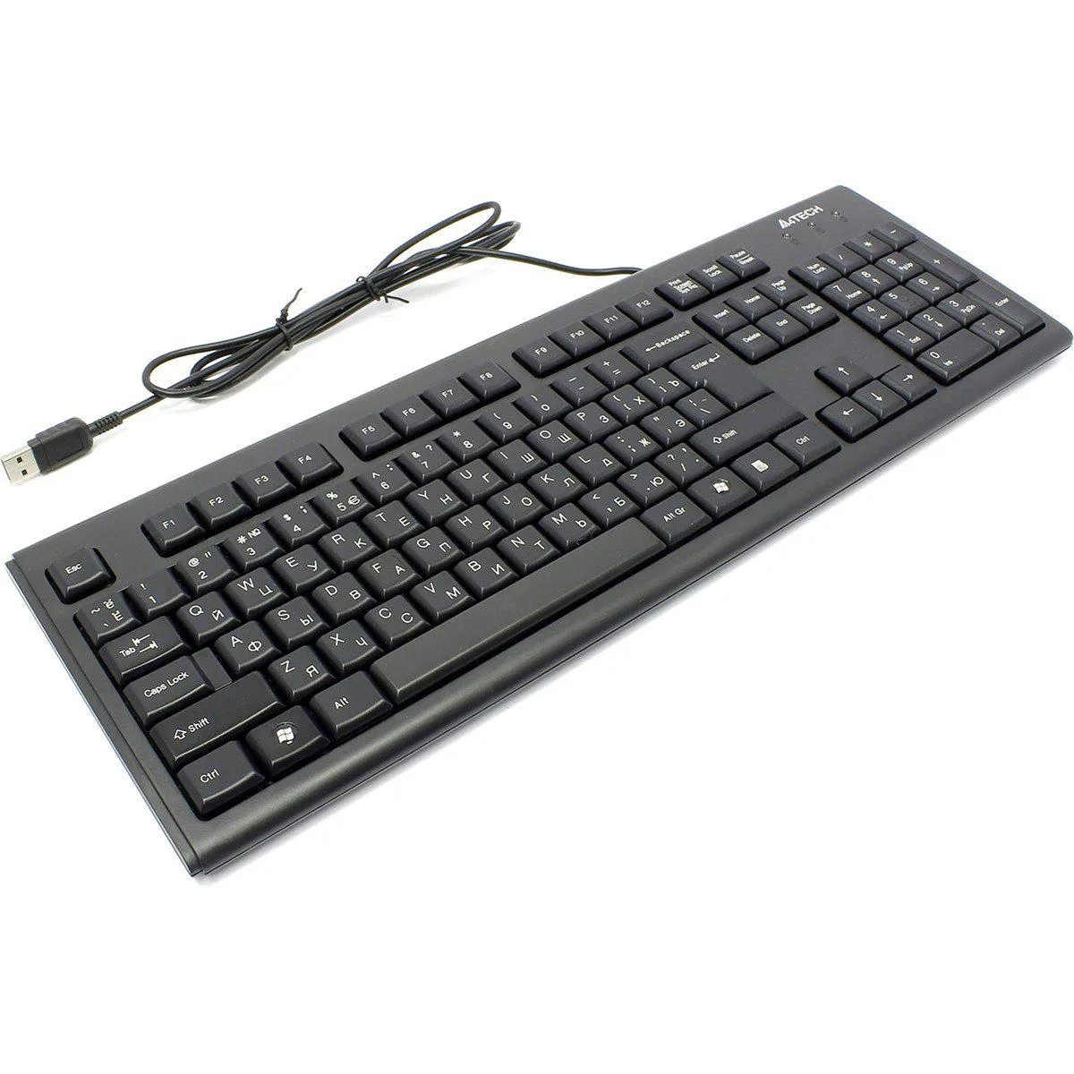 A4Tech KR-83 Tastatura Comfort Round (taste rotunjite), Black